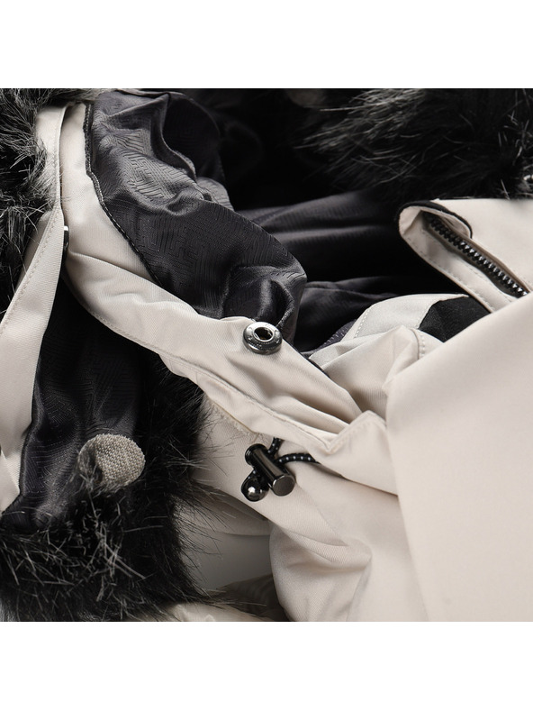 ALPINE PRO Дамско ски яке с мембрана ptx snow ALPINE PRO NADDRA moonbeam