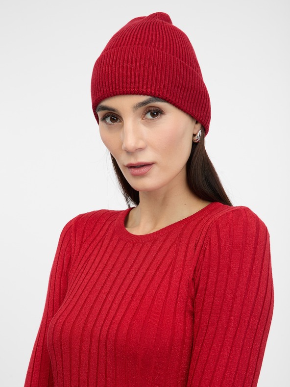 Orsay Червен дамски каскет ORSAY