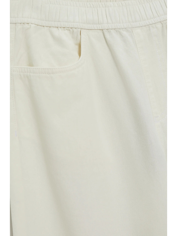 Moodo Дънки с широки крачола бели Moodo