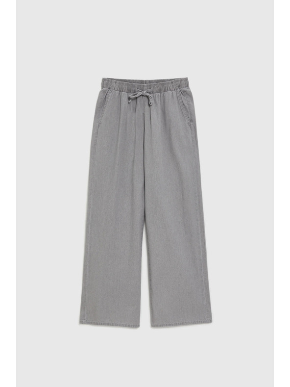 Moodo Дънки с широки крачоли сиви Moodo