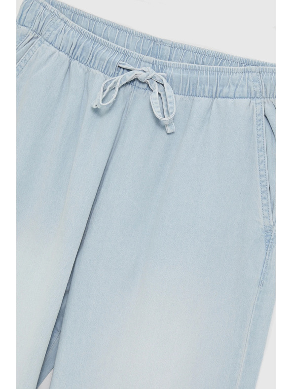 Moodo Дънки с широки крачоли сини Moodo