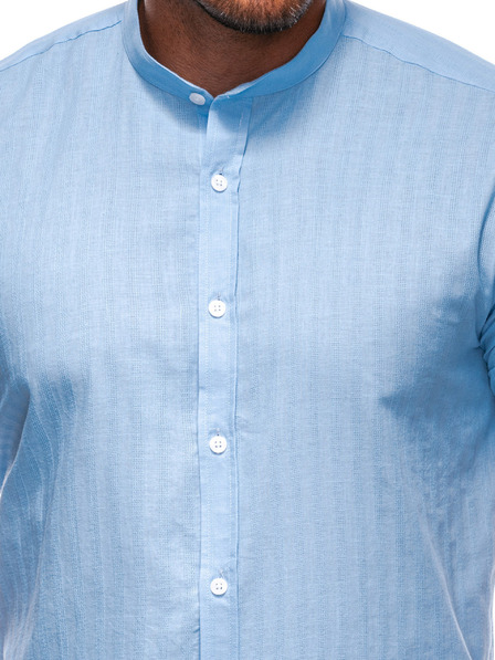 Edoti Мъжка риза с къс ръкав 690K - синя ДРУГА