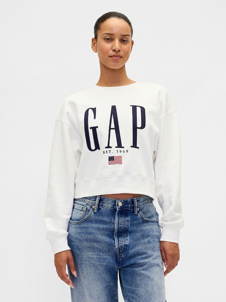 GAP Oversize суитшърт с лого VintageSoft GAP