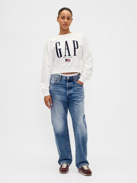 GAP Oversize суитшърт с лого VintageSoft GAP