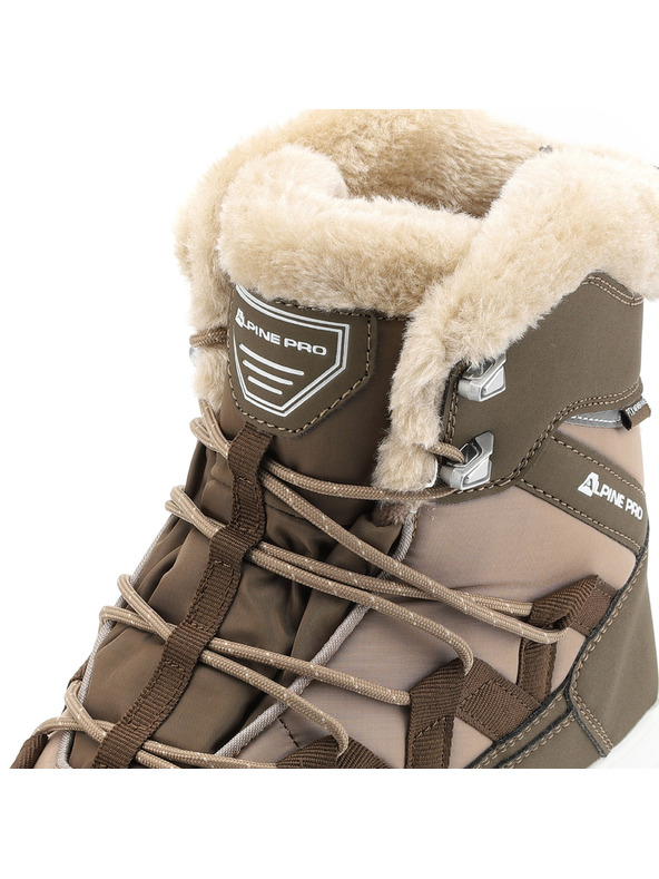 ALPINE PRO Дамски зимни обувки с PTX мембрана ALPINE PRO IKEDA chocolate chip