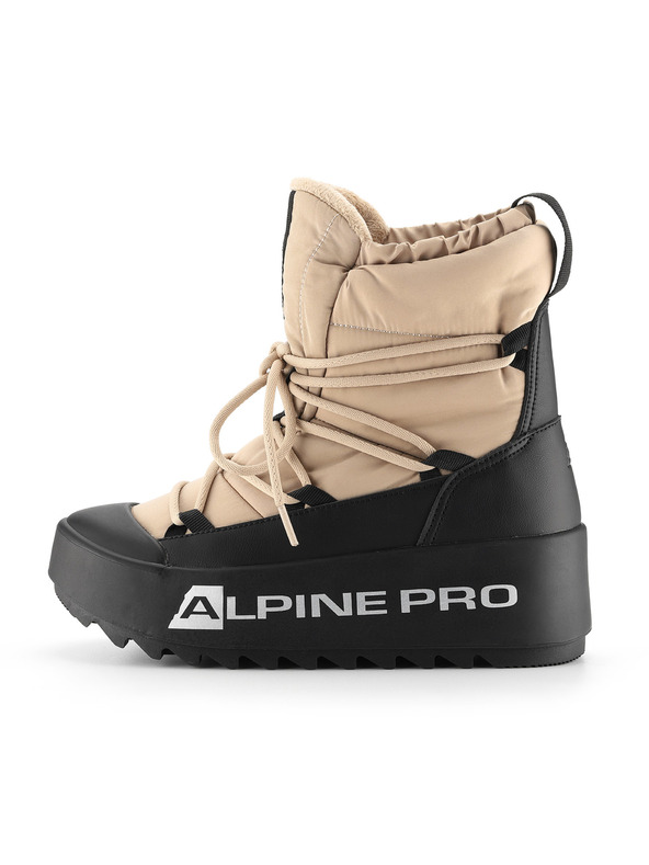ALPINE PRO Дамски зимни обувки със затоплена подплата ALPINE PRO PRIBA white pepper