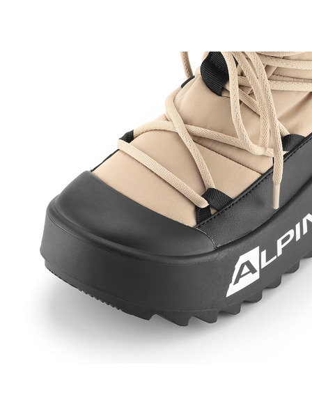 ALPINE PRO Дамски зимни обувки със затоплена подплата ALPINE PRO PRIBA white pepper