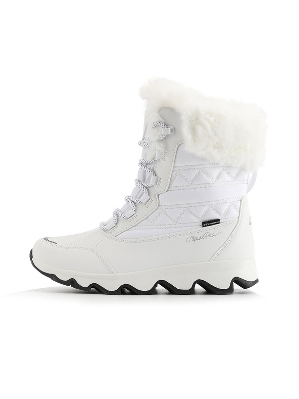 ALPINE PRO Женски зимни обувки с мембрана ptx ALPINE PRO KOLATA white