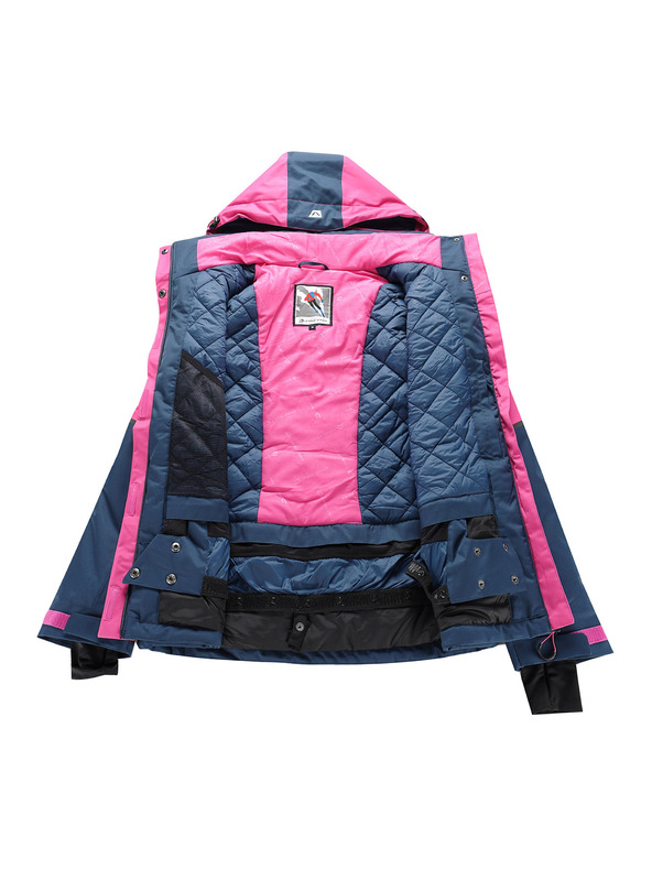 ALPINE PRO Дамско ски яке с мембрана ptx snow ALPINE PRO DEARA 2 fuchsia fedora
