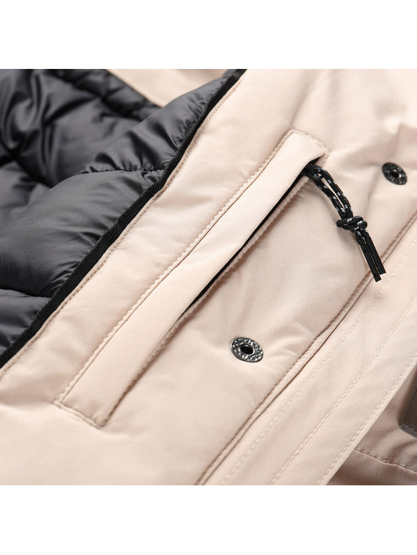 ALPINE PRO Дамско зимно яке с мембрана ptx ALPINE PRO WUSSA shifting sand