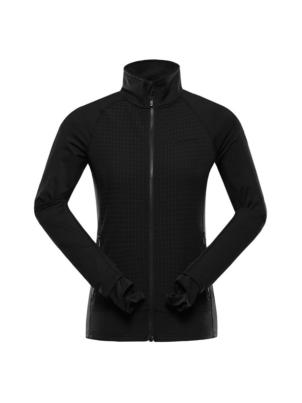 ALPINE PRO Дамски бързосъхнещ суитшърт с прострук ALPINE PRO QUERTA 2 black