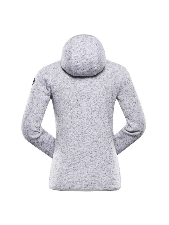 ALPINE PRO Дамски топъл суитшърт с цип ALPINE PRO ZEGA 2 white