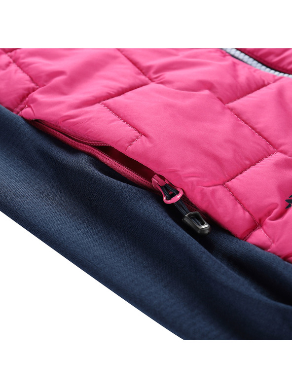 ALPINE PRO Детска суитшърт с мерино пълнеж ALPINE PRO JORWO 2 fuchsia fedora