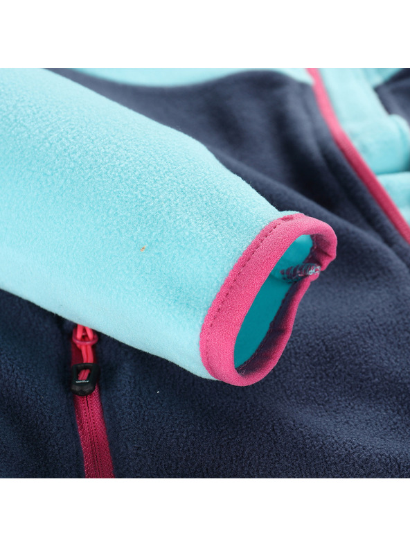 ALPINE PRO Детска топла суитшърт от микрополар ALPINE PRO SIUSO 3 limpet shell