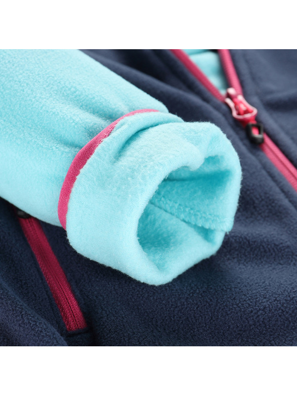 ALPINE PRO Детска топла суитшърт от микрополар ALPINE PRO SIUSO 3 limpet shell