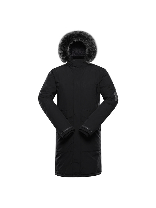 ALPINE PRO Мъжко зимно палто с мембрана ptx ALPINE PRO WUSS black