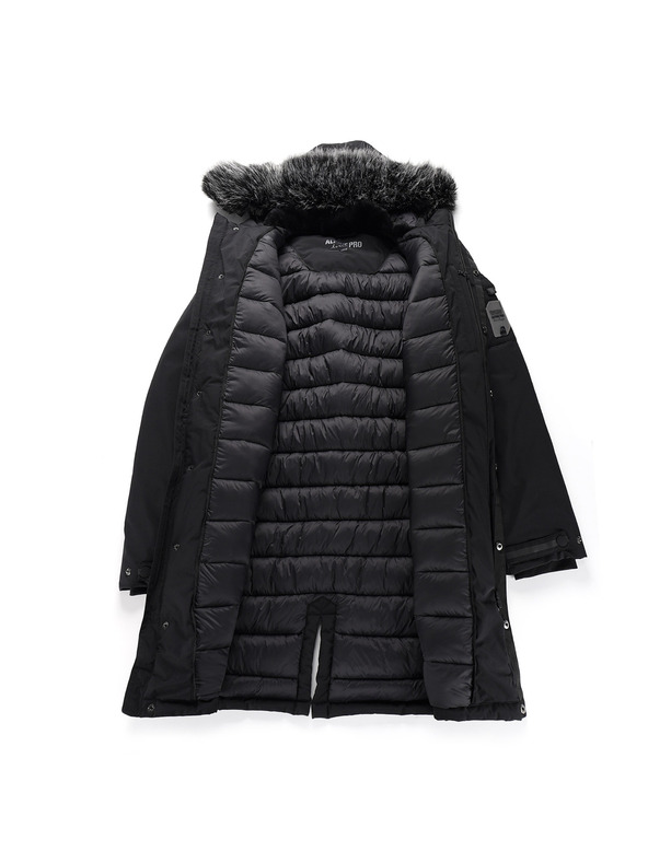 ALPINE PRO Мъжко зимно палто с мембрана ptx ALPINE PRO WUSS black