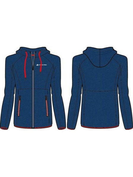 ALPINE PRO Мъжки суитшърт ALPINE PRO SELEN чешко синьо