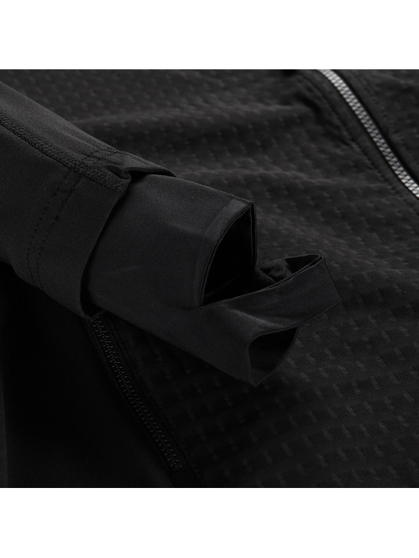 ALPINE PRO Мъжки суитшърт с цип с разтегливост ALPINE PRO QUERT 2 черен