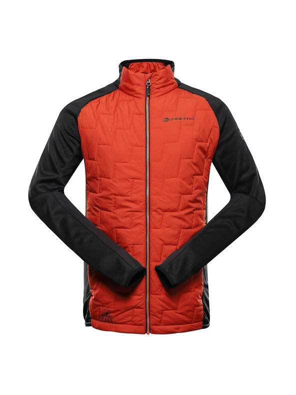 ALPINE PRO Мъжки суитшърт с мерино пълнеж ALPINE PRO JORW глинено червено