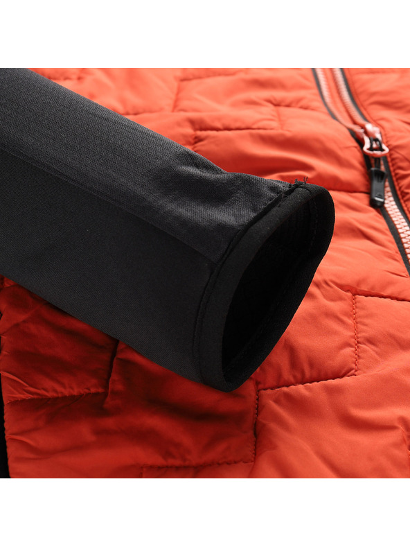 ALPINE PRO Мъжки суитшърт с мерино пълнеж ALPINE PRO JORW глинено червено