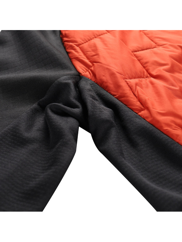 ALPINE PRO Мъжки суитшърт с мерино пълнеж ALPINE PRO JORW глинено червено