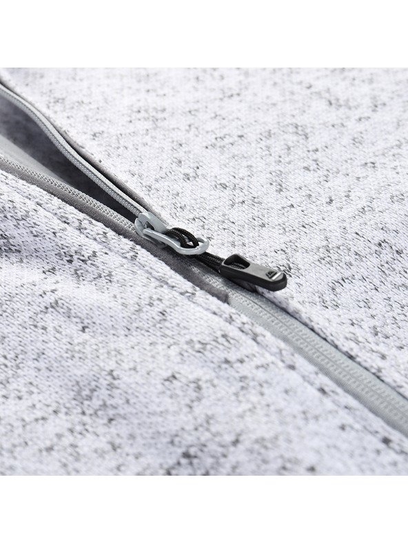 ALPINE PRO Мъжки топъл суитшърт с цип ALPINE PRO ZEG 2 white