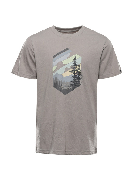 ALPINE PRO Мъжка тениска от немачкащ се материал ALPINE PRO NOGER гълъбово вариант pa