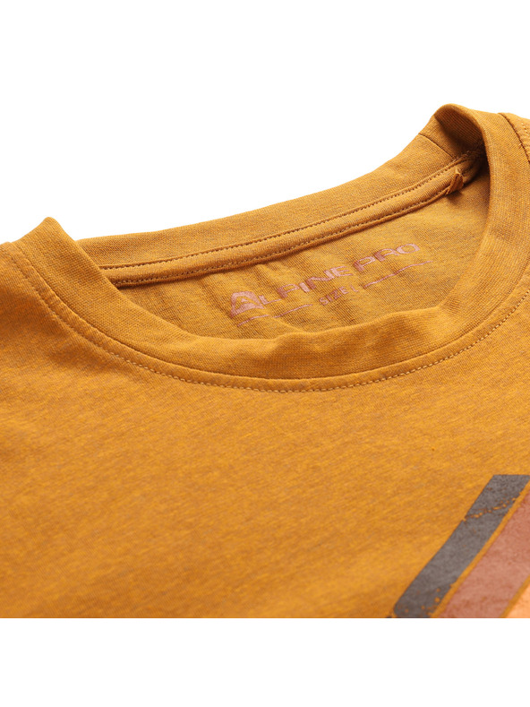 ALPINE PRO Мъжка тениска от немачкащ се материал ALPINE PRO NOGER златен дъб вариант pa