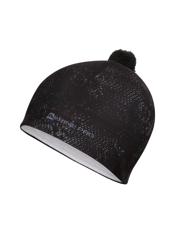 ALPINE PRO Функционална шапка с помпон ALPINE PRO ABERE black вариант pc