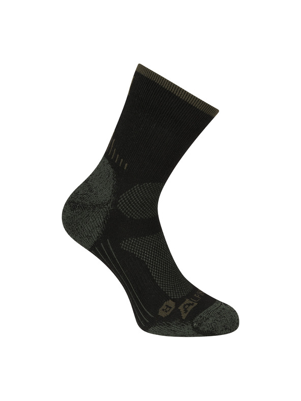 ALPINE PRO Антибактериални чорапи ALPINE PRO KEROWE черни