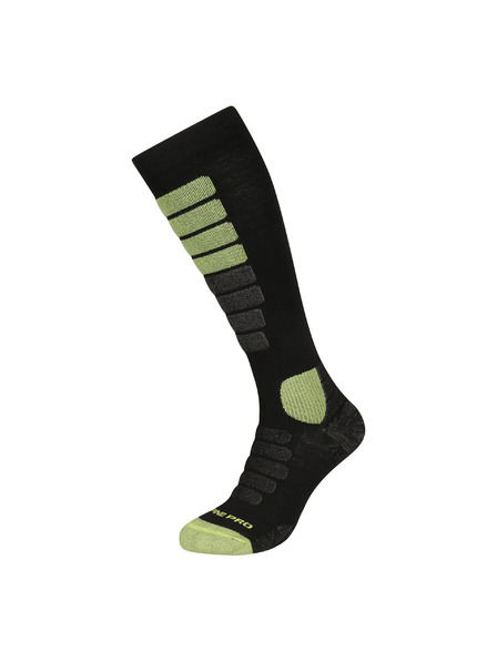 ALPINE PRO Спортни ски чорапи от мерино вълна ALPINE PRO RODE черни