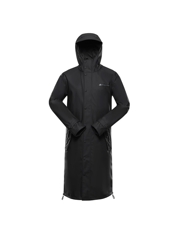 ALPINE PRO Дъждобран и велосипедно облекло за мъже и жени с wr ALPINE PRO REINE dk.true gray