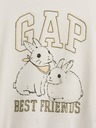 GAP Детска надразмерна тениска с лого GAP