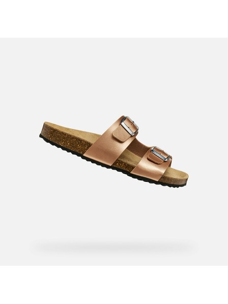 Geox Светлокафяви дамски сандали Geox Brionia