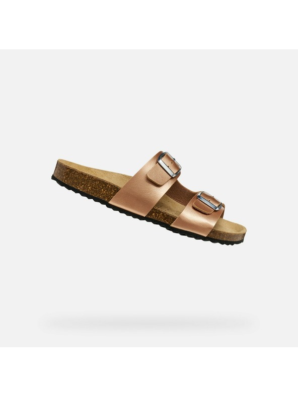 Geox Светлокафяви дамски сандали Geox Brionia