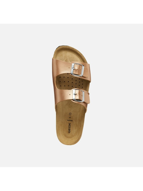 Geox Светлокафяви дамски сандали Geox Brionia