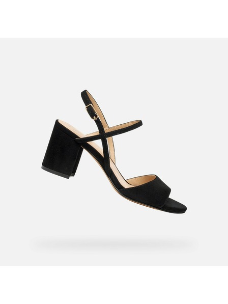 Geox Черни дамски сандали Geox Virnilisa 65 S