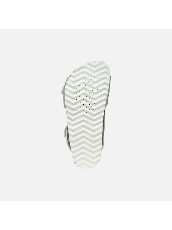 Geox Сребристи детски сандали Geox Adriel