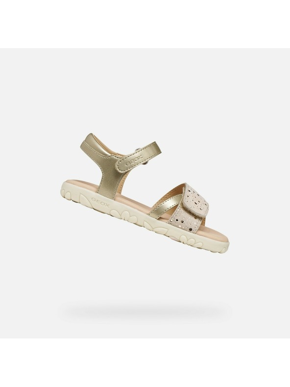 Geox Златни детски сандали Geox Sandal Haiti