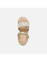 Geox Златни детски сандали Geox Sandal Haiti