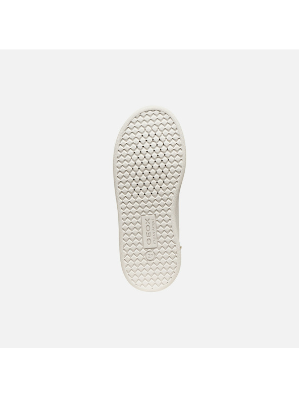 Geox Бели маратонки Geox Eclyper за момичета