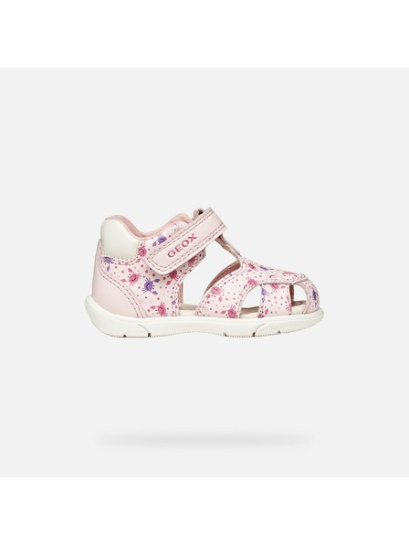 Geox Светлорозови детски сандали за първи стъпки Geox Sandal Zapito