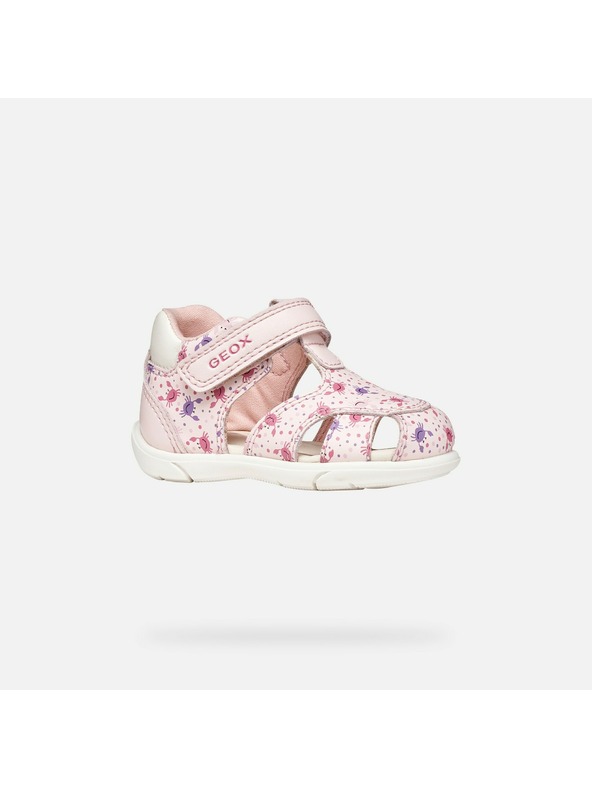 Geox Светлорозови детски сандали за първи стъпки Geox Sandal Zapito