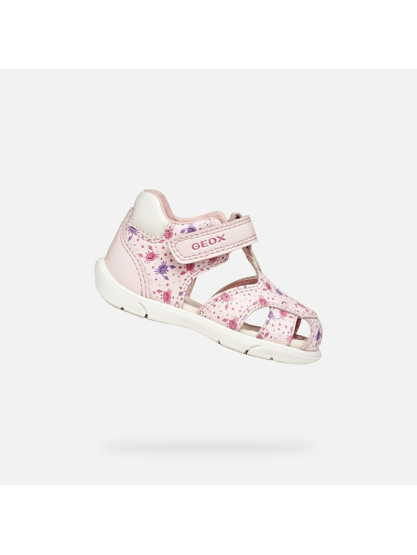 Geox Светлорозови детски сандали за първи стъпки Geox Sandal Zapito