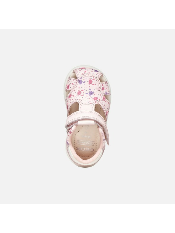 Geox Светлорозови детски сандали за първи стъпки Geox Sandal Zapito