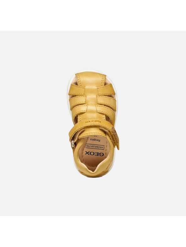 Geox Жълти детски сандали за първи стъпки Geox Sandal Macchia