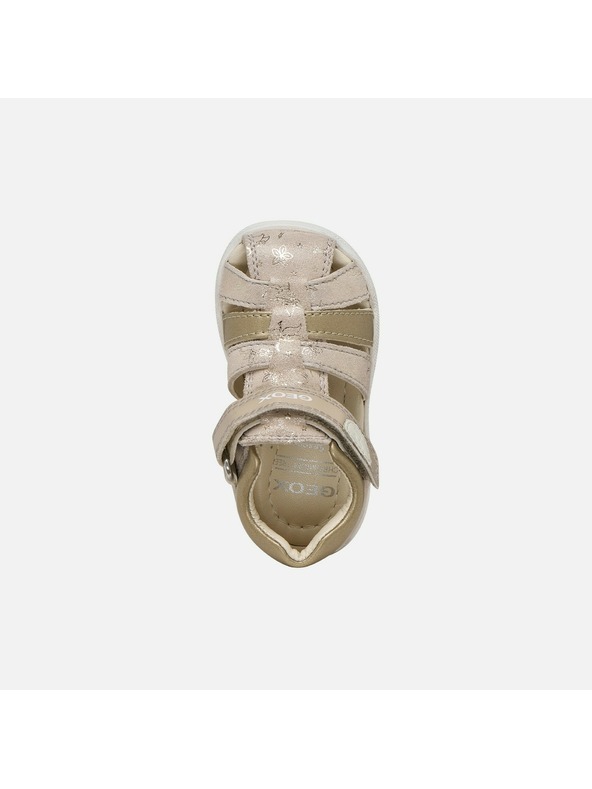 Geox Бежови детски сандали за първи стъпки Geox Sandal Macchia