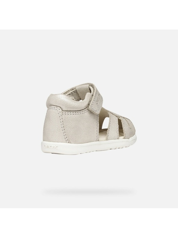 Geox Сиви детски сандали за първи стъпки Geox Sandal Macchia