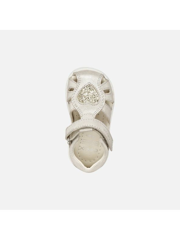 Geox Сиви детски сандали за първи стъпки Geox Sandal Macchia